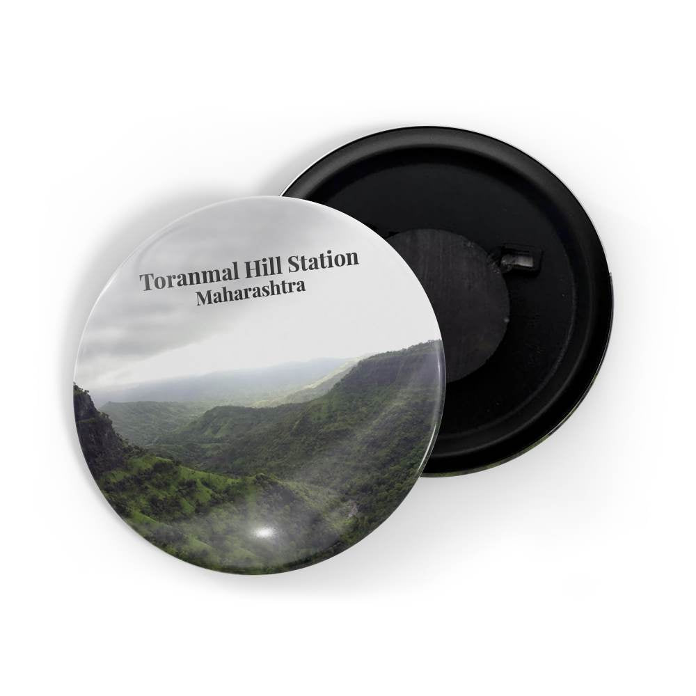 dhcrafts Fridge Magnet Multicolor Maharastra Toranmal Hill Station Glossy Finish Design Pack of 1